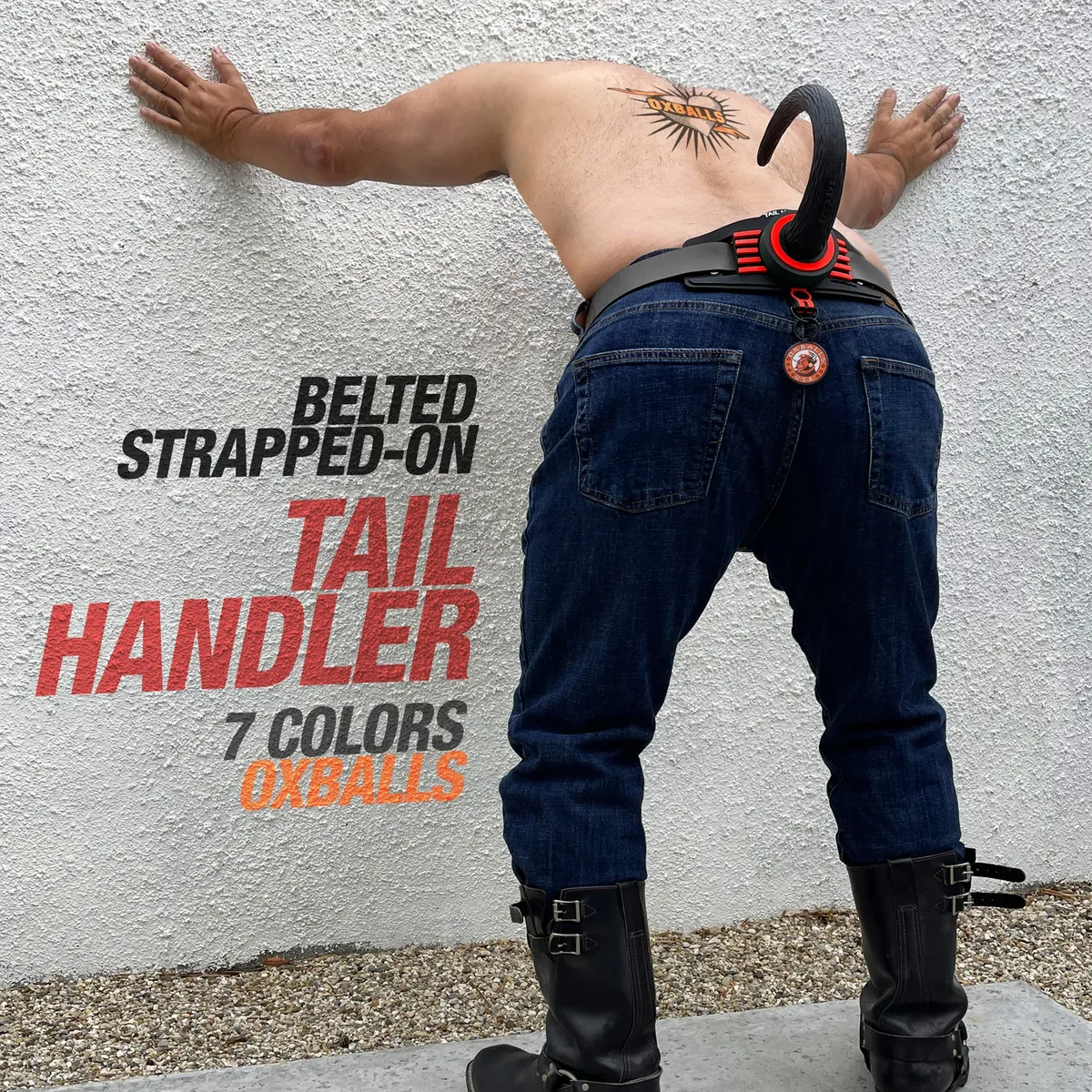 Oxballs Tail Handler Belt Strap Silicone Tail - Blue - Image 10