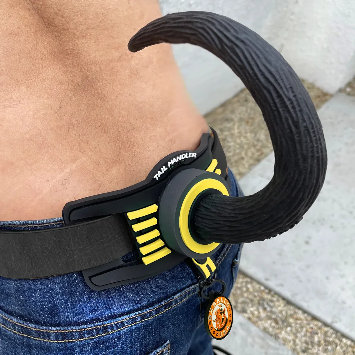 Oxballs Tail Handler Belt Strap Silicone Tail - Blue - Image 11