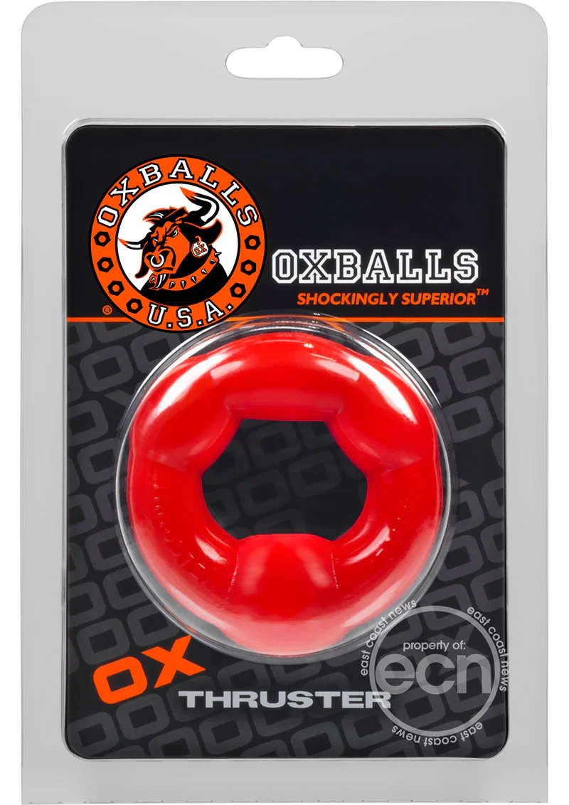 OXBALLS Thruster Cockring Red - Image 2