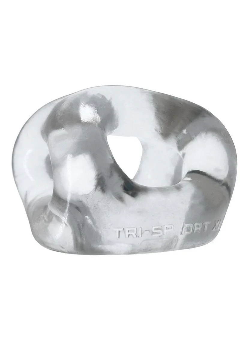 Oxballs Tri-Sport XL Thicker 3-Ring Sling - Clear - Image 4