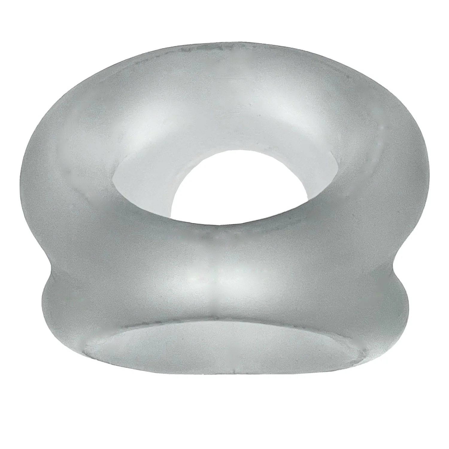 Oxballs Tri-Squeeze Silicone 3-Ring Ball Stretching Sling - Clear Ice - Image 6