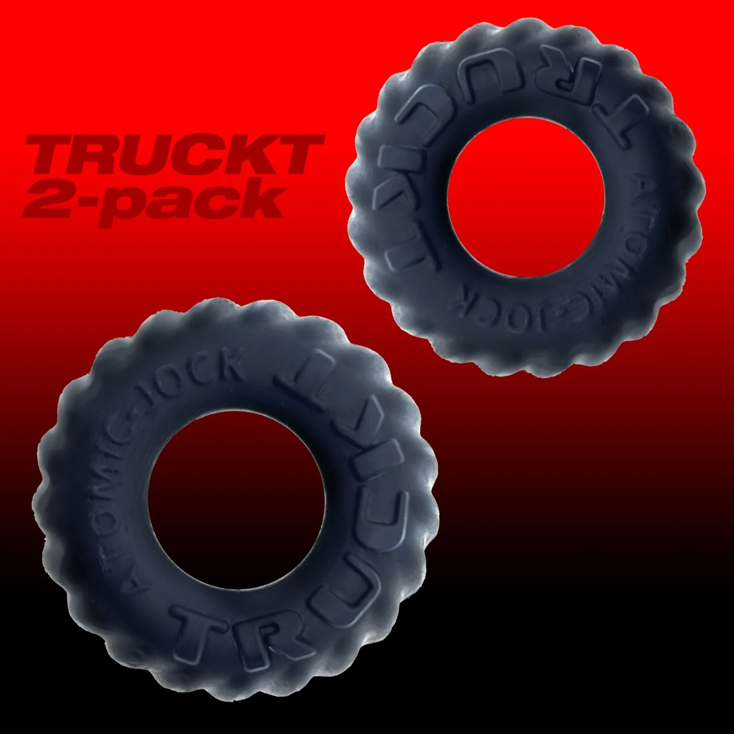 Oxballs Truckt Cock Ring (2 Pack) - Night Edition - Image 2