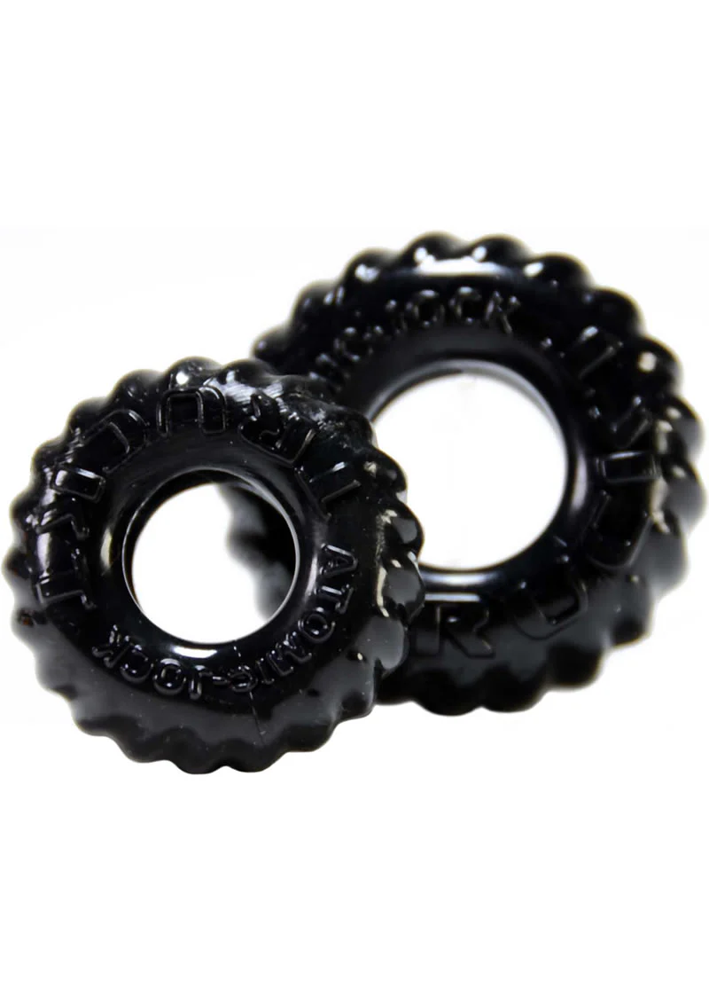 Oxballs Truckt Cock Ring (2 pack) - Black - Image 2