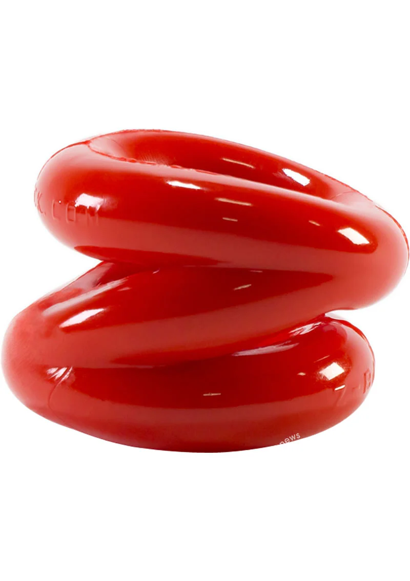 Oxballs Z-Balls Cockring And Ballstretcher Red - Image 2