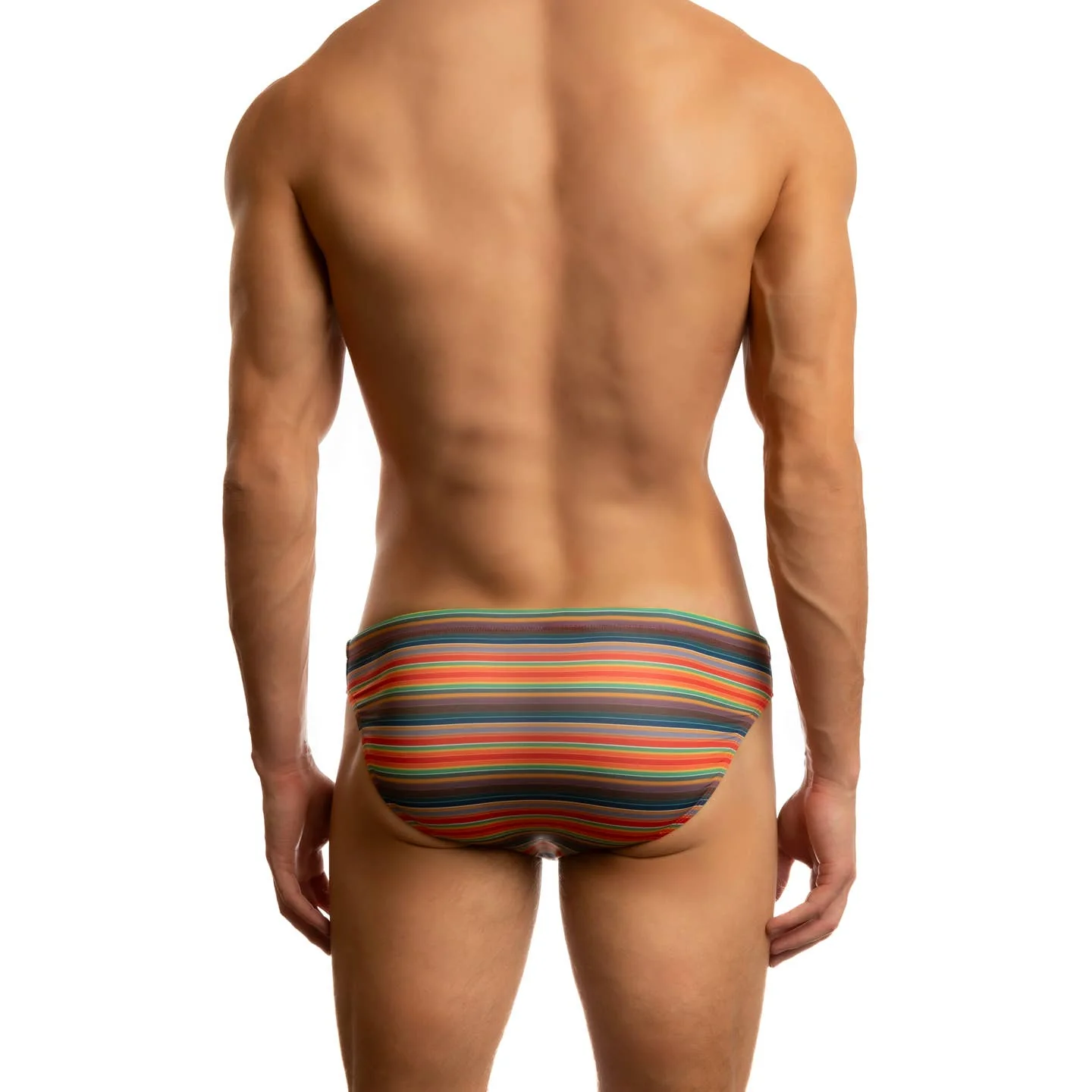 Palm Beach Stripe Low-Rise 1" Swimsuit by Jack Adams - Image 2