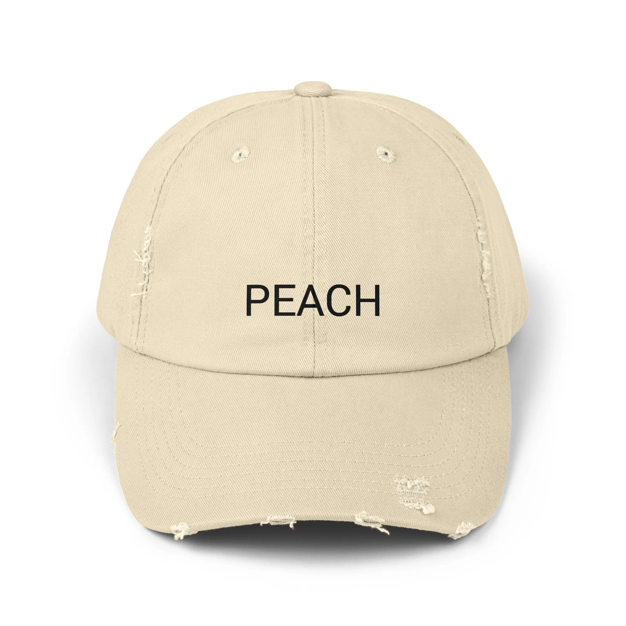 PEACH Distressed Cap in 6 colors - Image 6