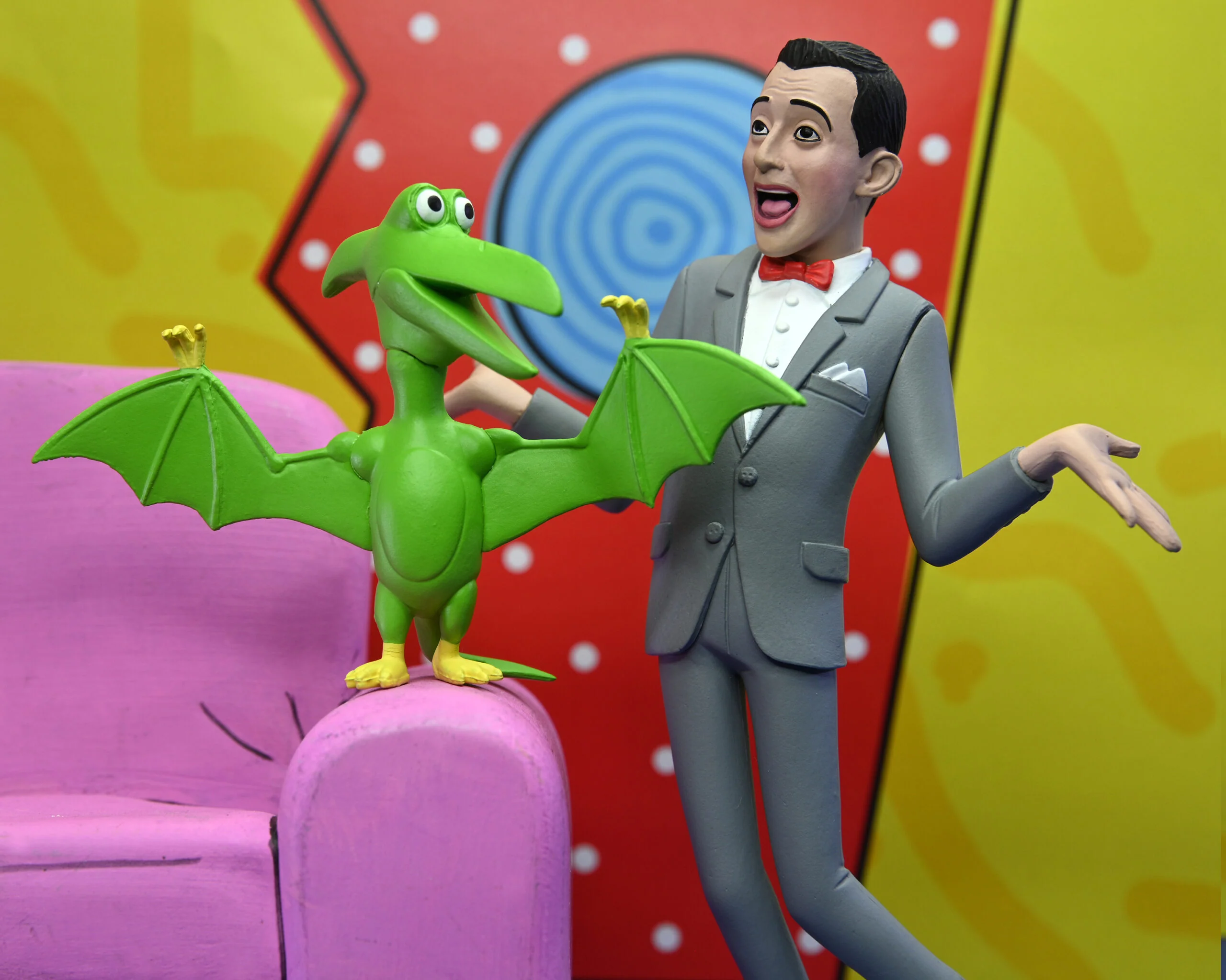PEE-WEE PLAYHOUSE PEE-WEE HERMAN AND PTERRI ACTION FIGURE - Image 4
