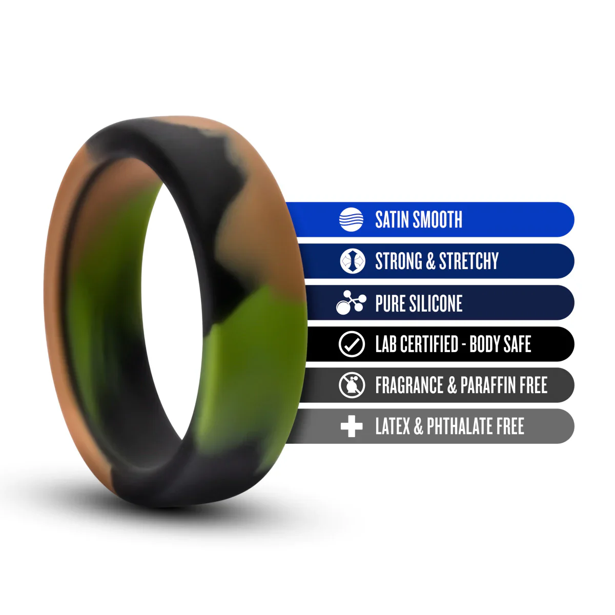 Performance Green Camo Penis Ring - Image 3