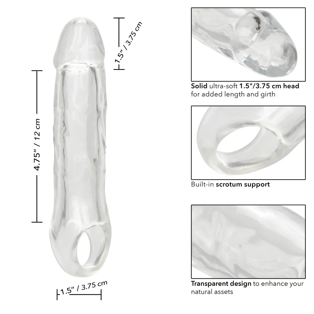 Performance Maxx Clear Extension 7.5 inches - Image 5