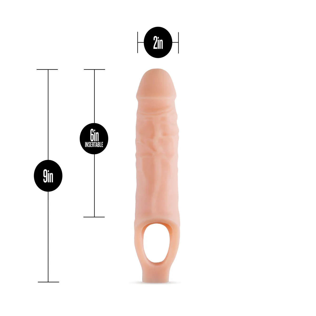 Performance Plus 0.5-Inch Silicone Penis Extender - Image 2