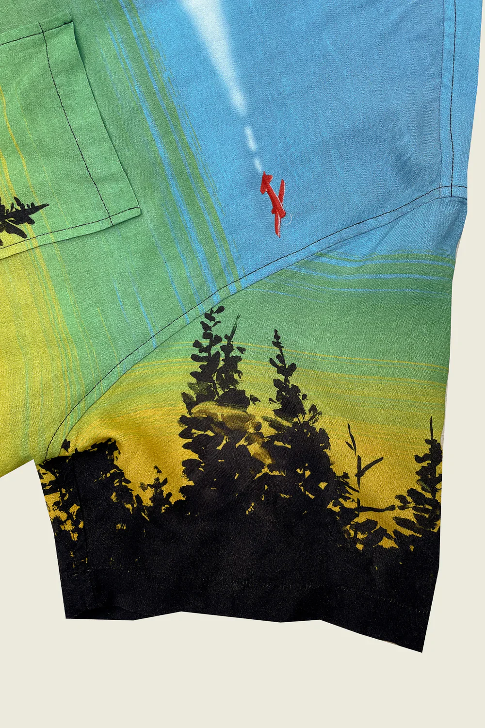 PHIPPS OVERSIZED BOWLING SHIRT LAKE POSTER PRINT - Image 5