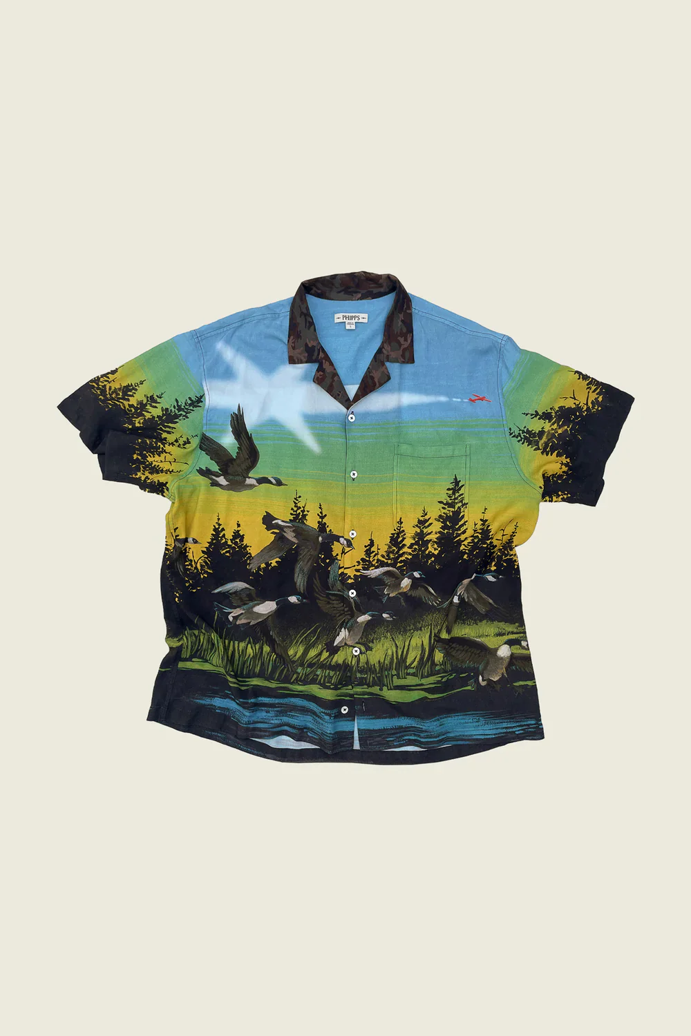 PHIPPS OVERSIZED BOWLING SHIRT LAKE POSTER PRINT - Image 6
