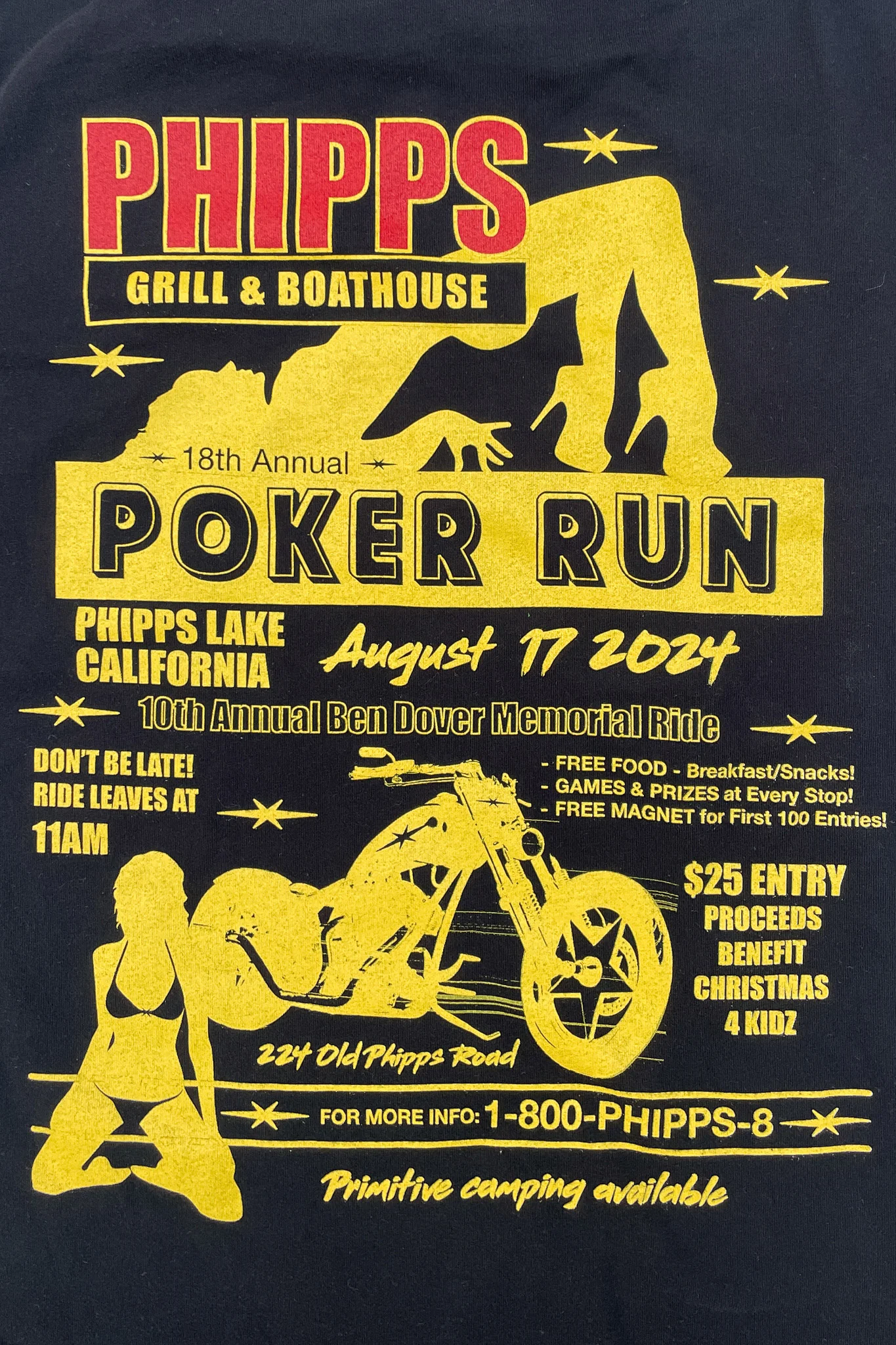PHIPPS POKER RUN T BLACK - Image 4