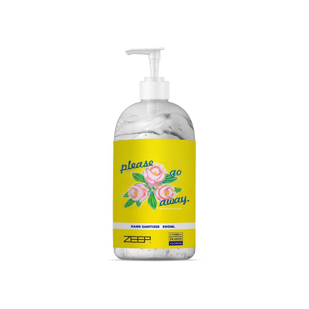 Please Go Away Hand Sanitizer 500ml x Magda Archer - Image 4