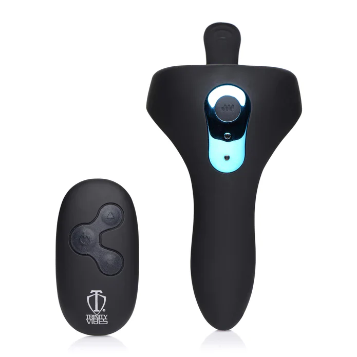 Power Taint 7X Silicone Cock And Ball Ring With Remote - Image 5