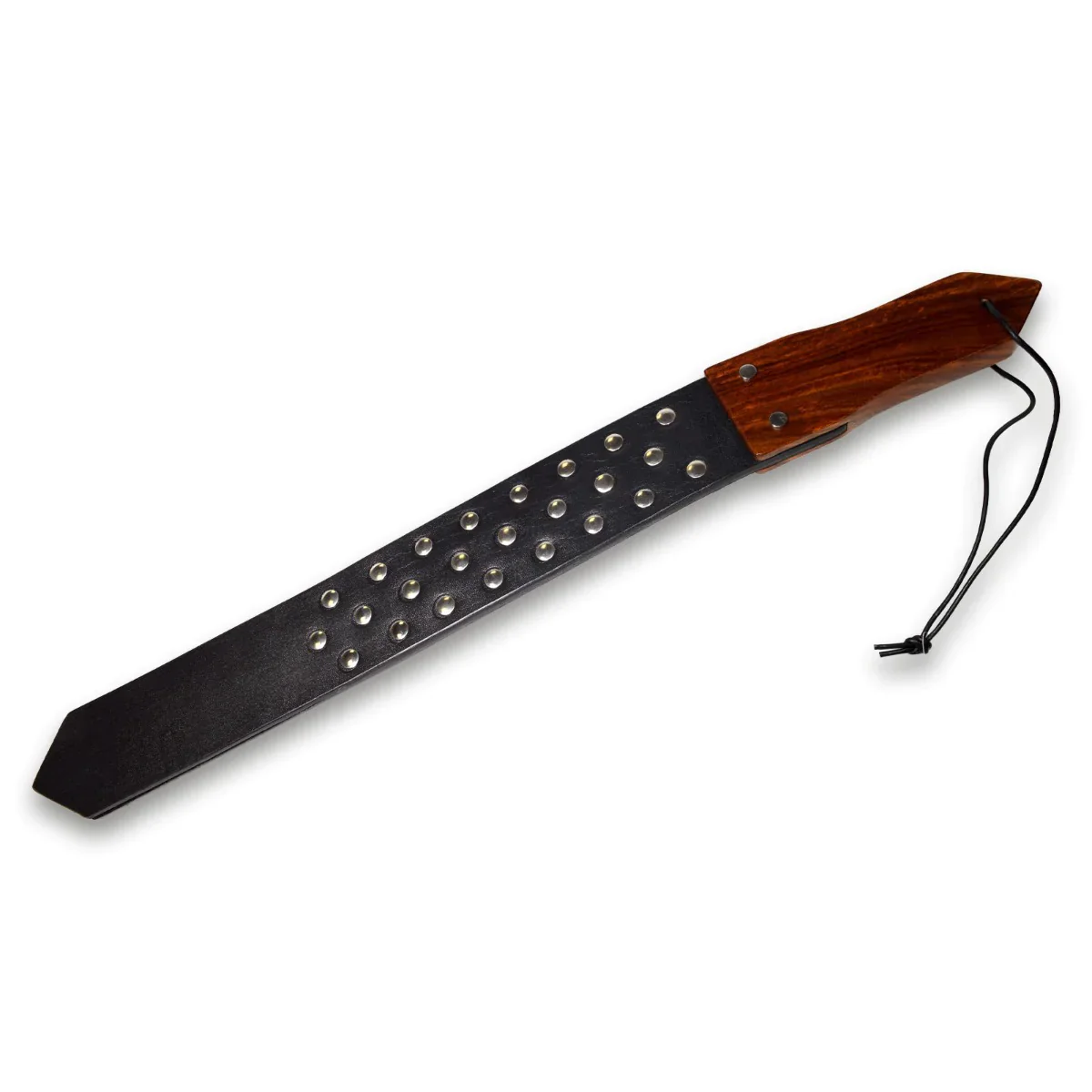 Prowler Red Studded Paddle Leather and Wood - Image 2