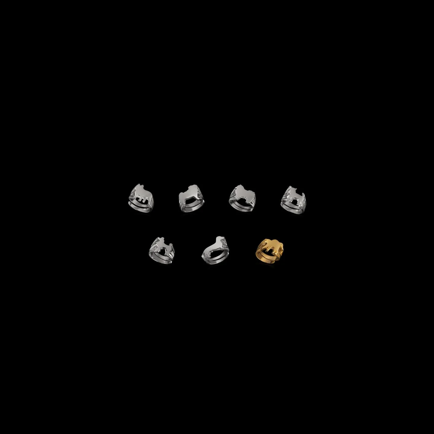 Pug Signet Ring by Jonathan Johnson - Image 7