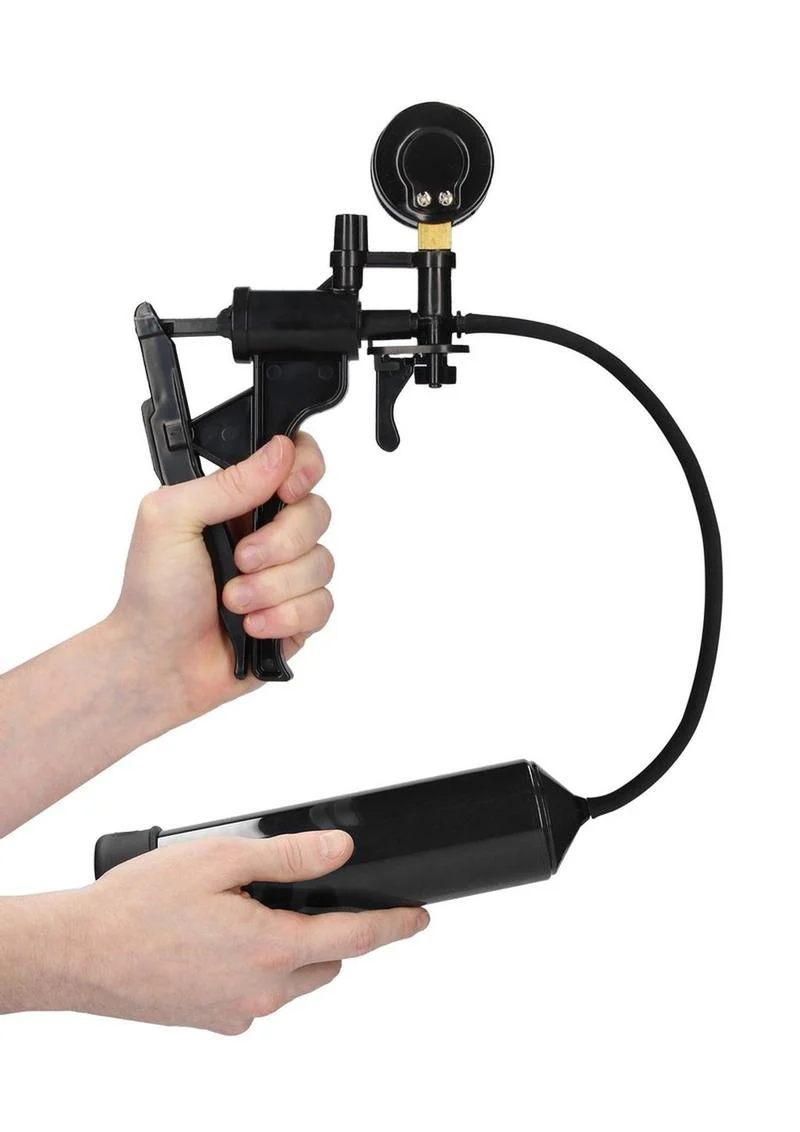 Pumped Lite Beginners Pump with PSI Gage - Black - Image 2