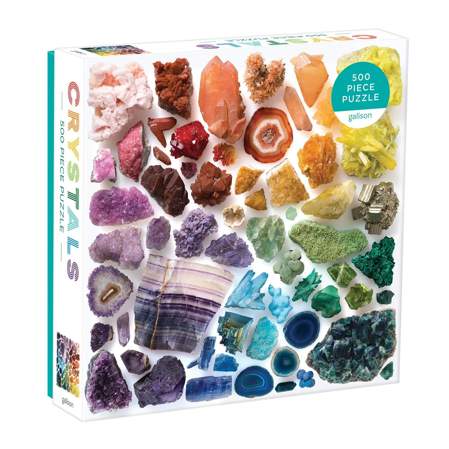 Rainbow Crystals 500 Piece Jigsaw Puzzle - Image 5