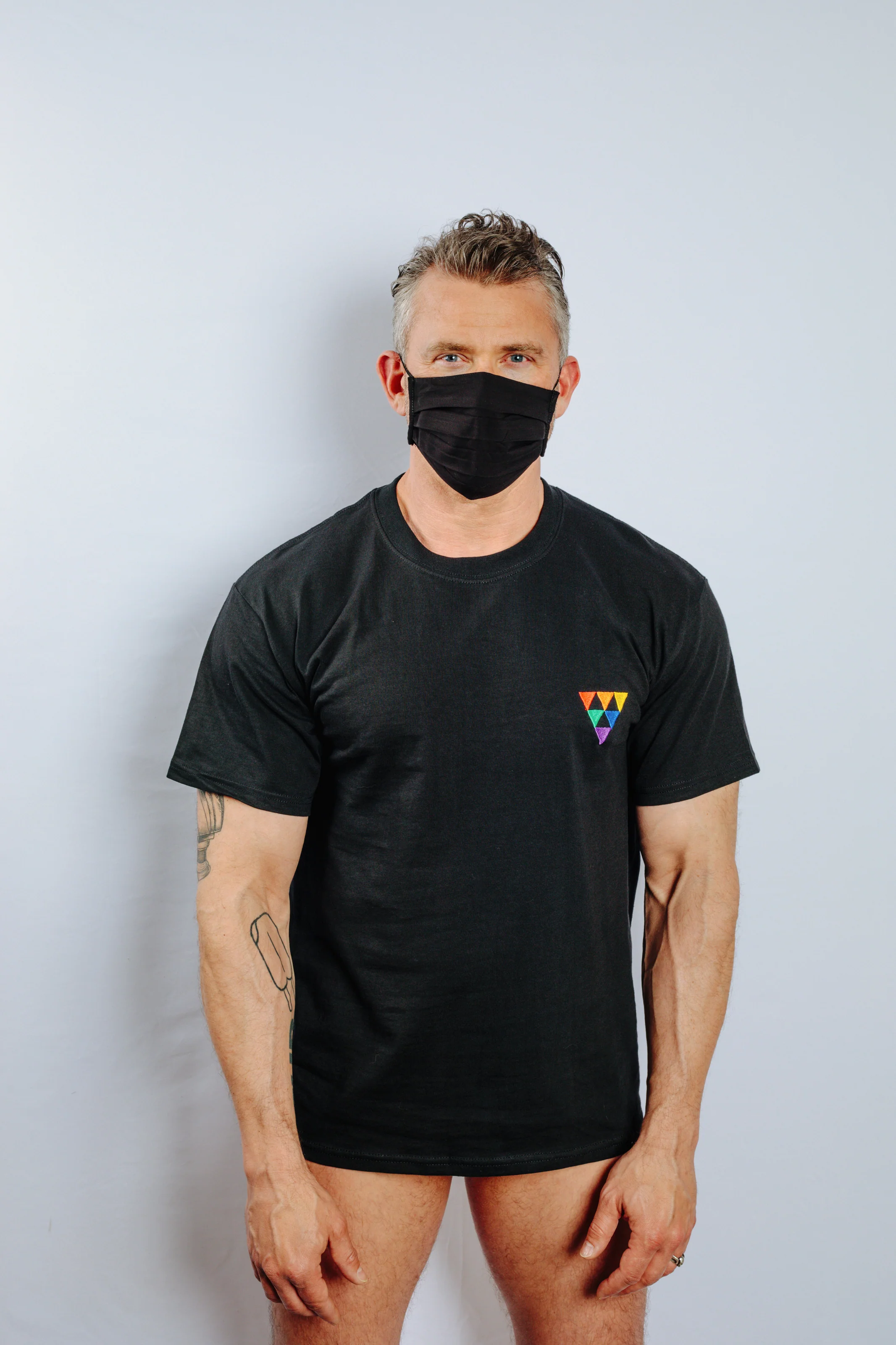 Rainbow Triangle T-Shirt (Available in Black or White) - Image 4