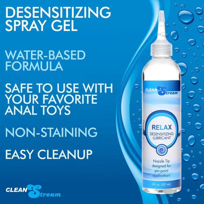 Relax Desensitizing Lubricant With Nozzle Tip - 8 Oz. - Image 2