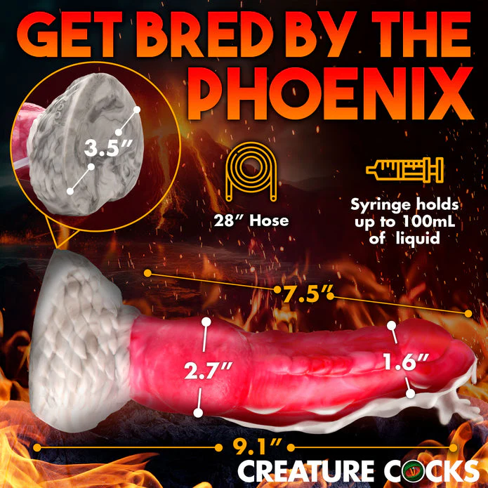 Resurrector Phoenix Squirting Silicone Dildo by creature cocks - Image 4