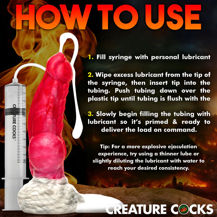 Resurrector Phoenix Squirting Silicone Dildo by creature cocks - Image 8
