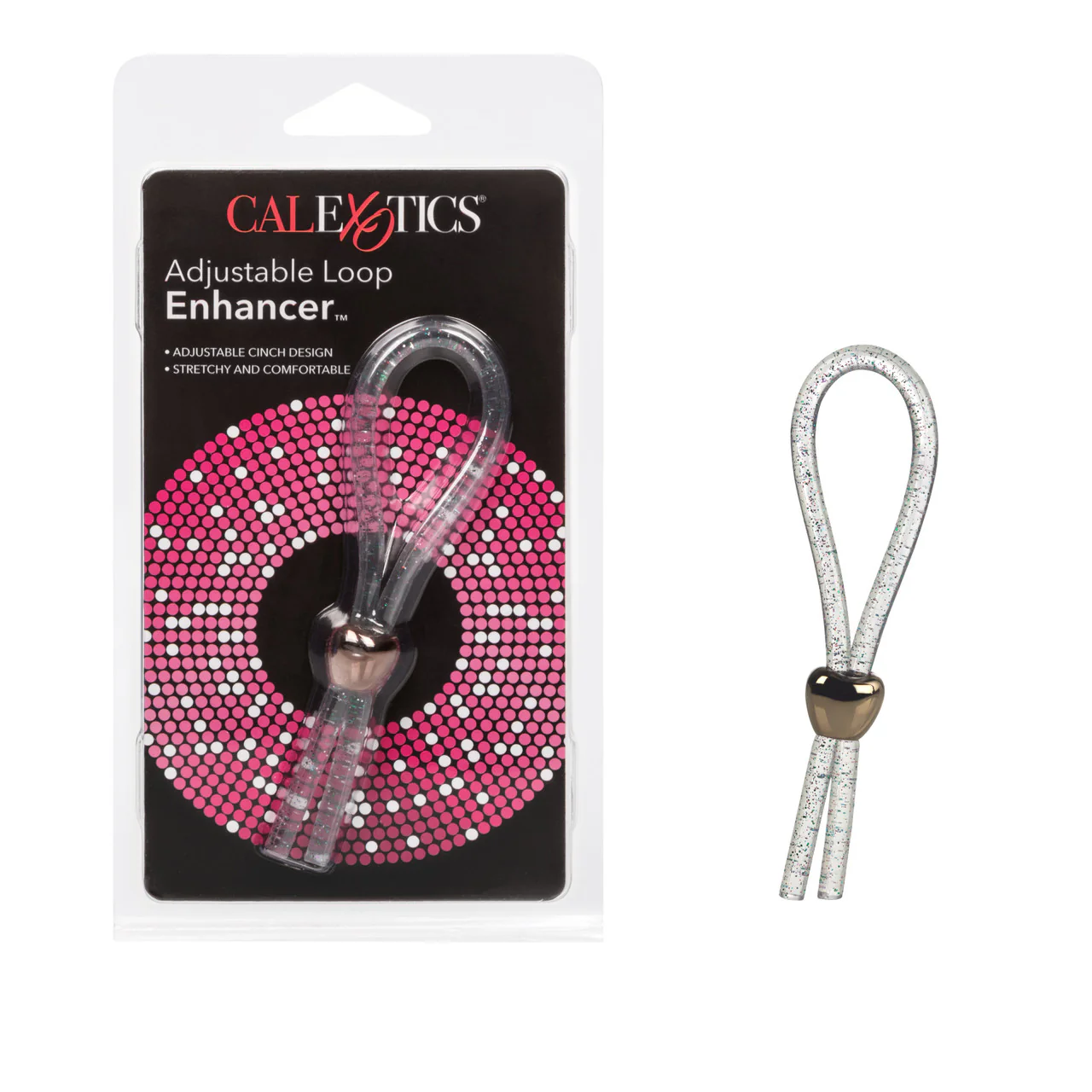 Rings! Adjustable Loop Enhancer Cock Ring - Clear