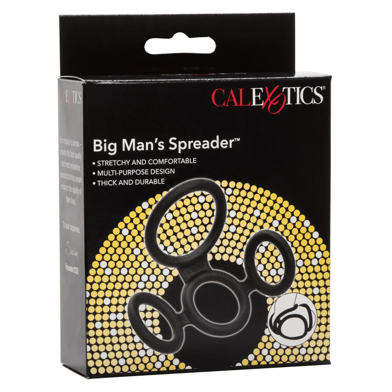 Rings! Big Man's Spreader Silicone Cock Ring - Image 3