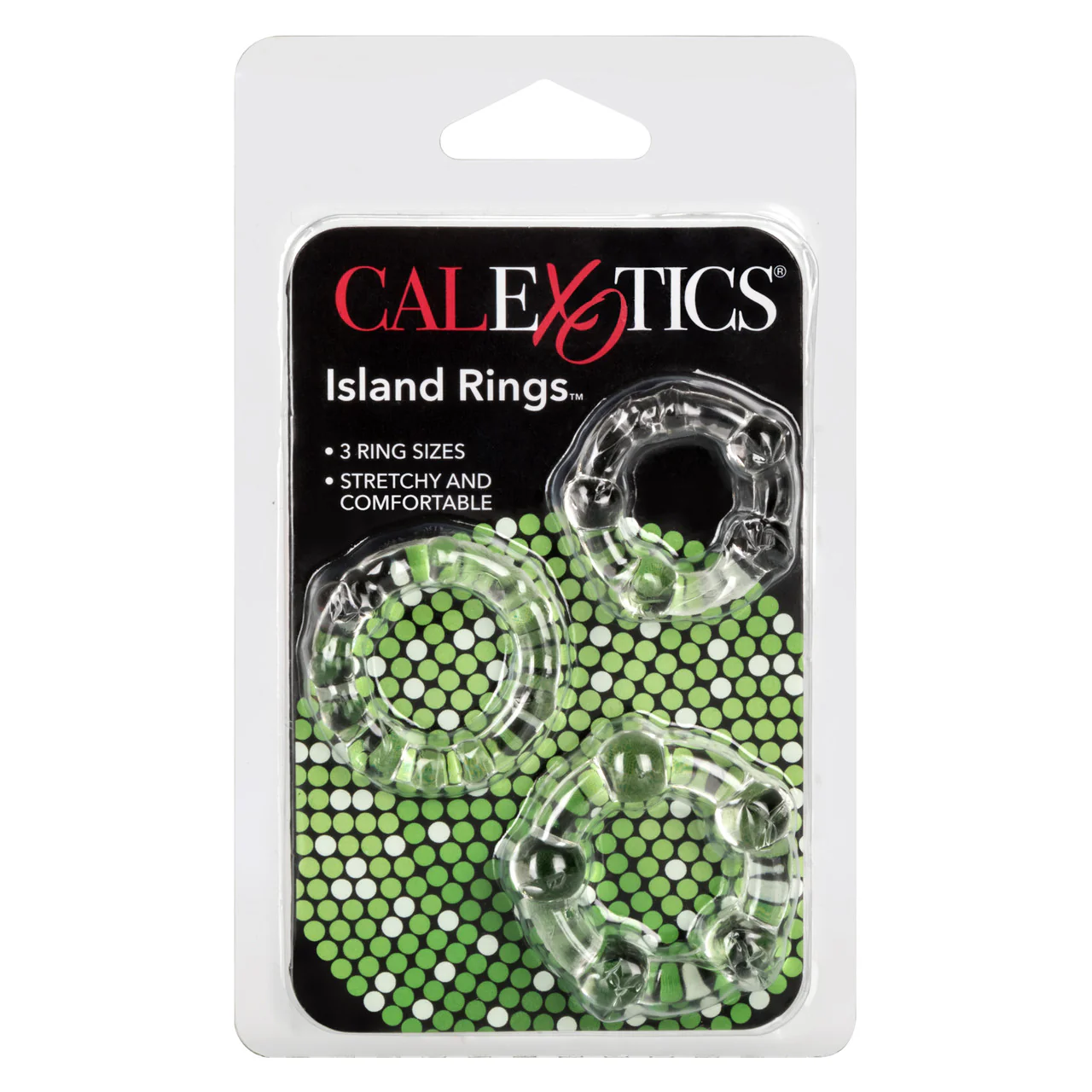 Rings! Island Rings Cock Rings (3 piece set) - Clear - Image 3
