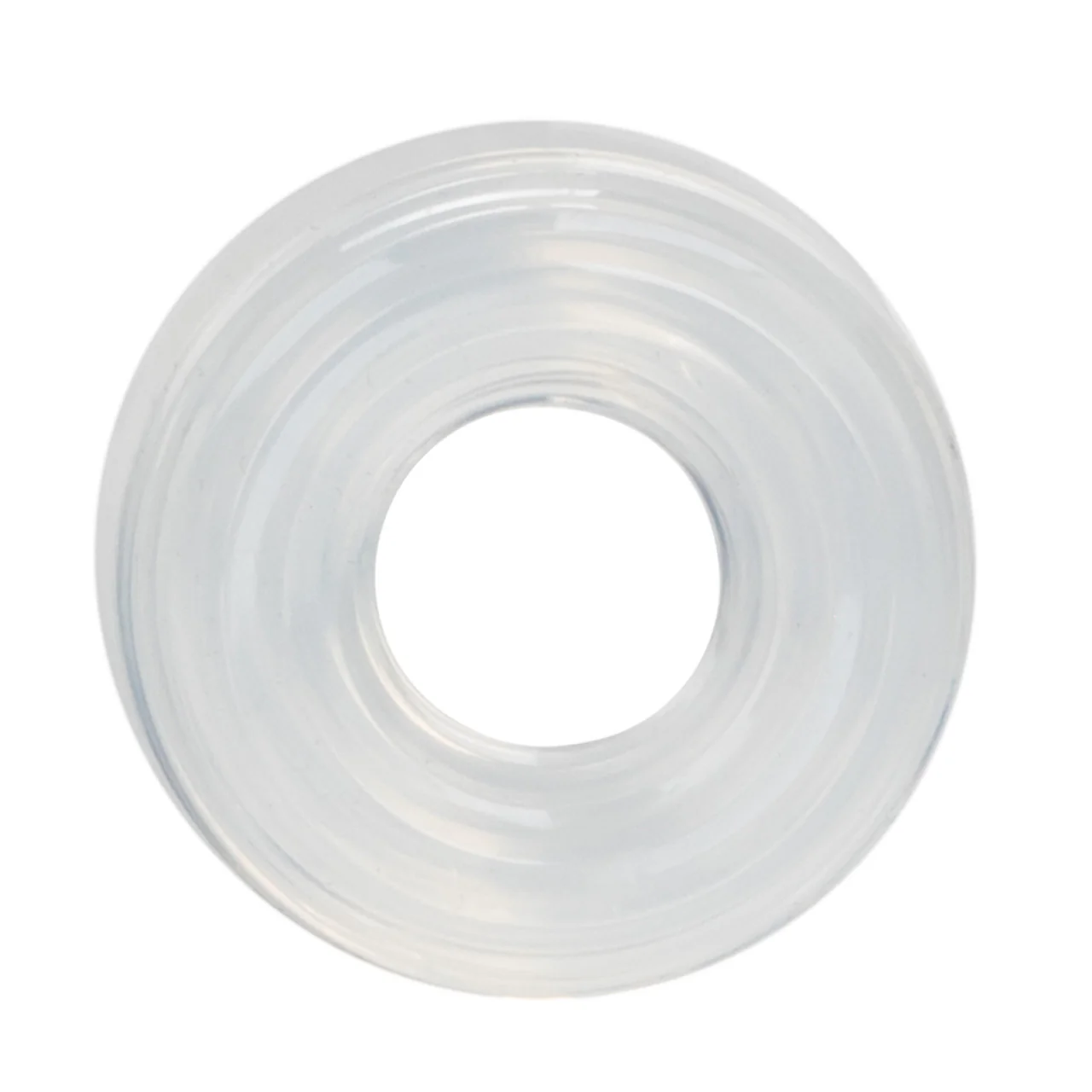 Rings! Premium Silicone Cock Ring - Medium - Clear - Image 2