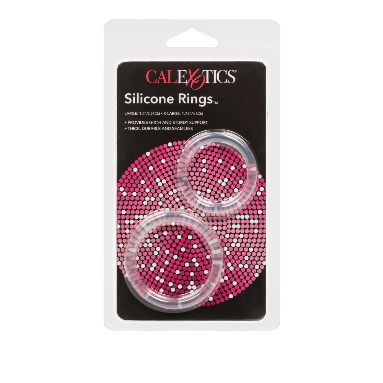 Rings! Silicone Rings Cock Rings - Clear - 2 Per Set - Image 3