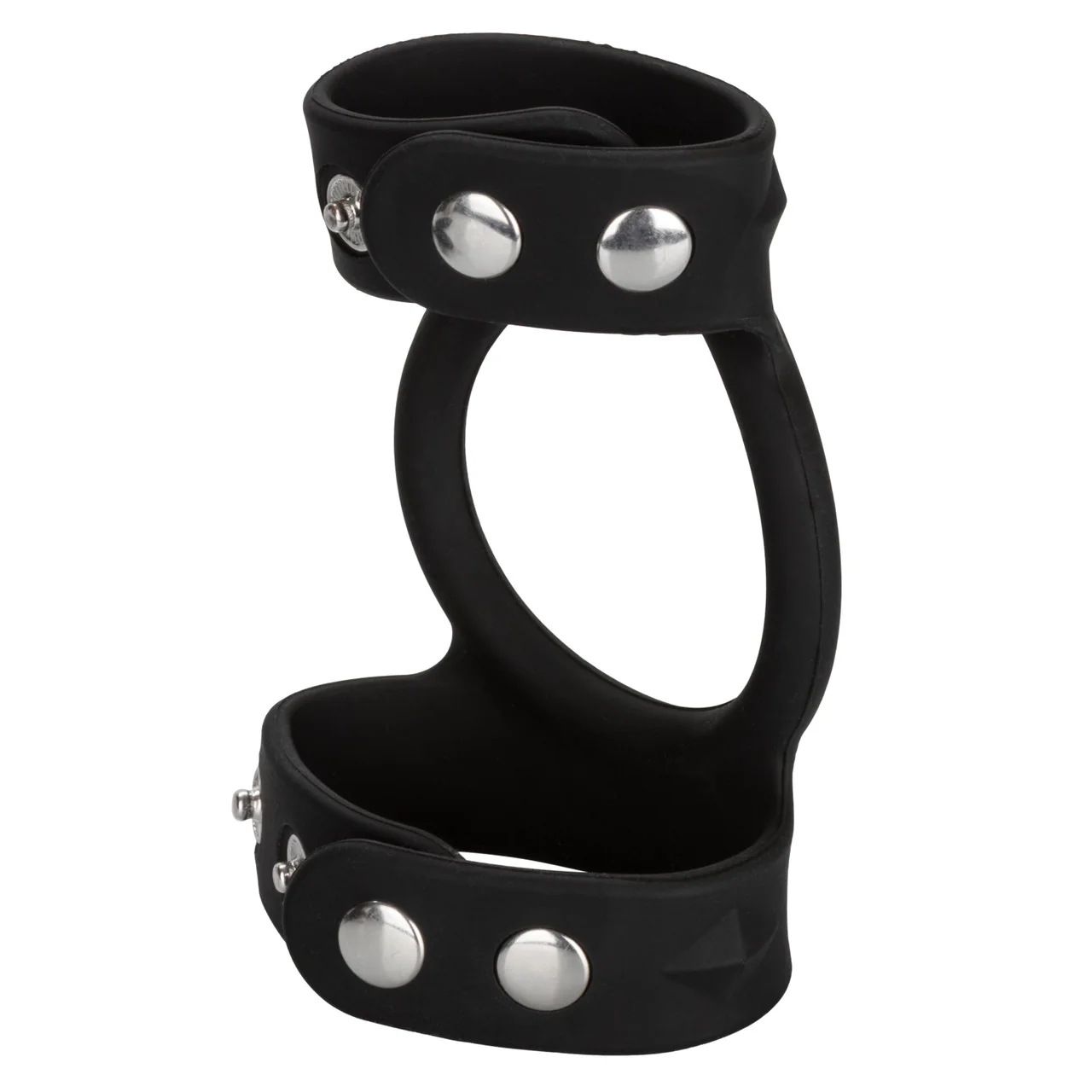 Rings! Silicone Tri-Snap C & B Cage Cock Ring - Image 2