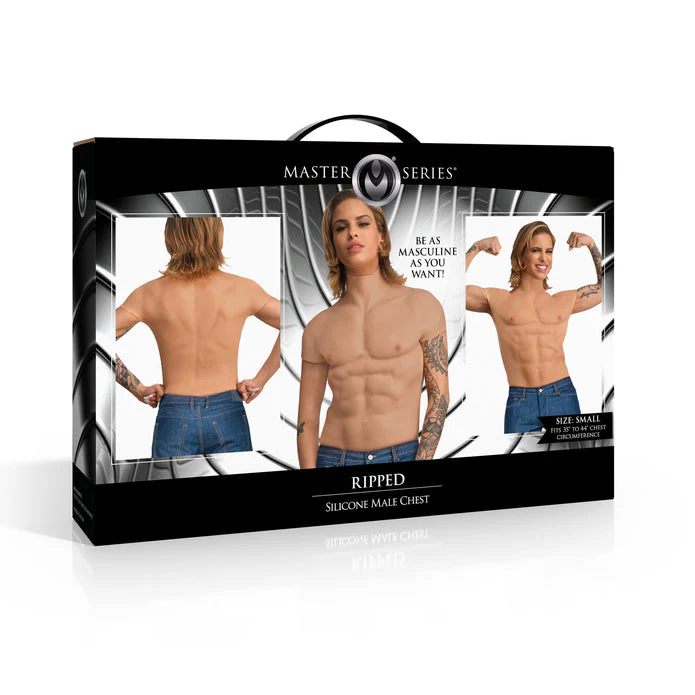 Ripped Silicone Male Chest - Image 4