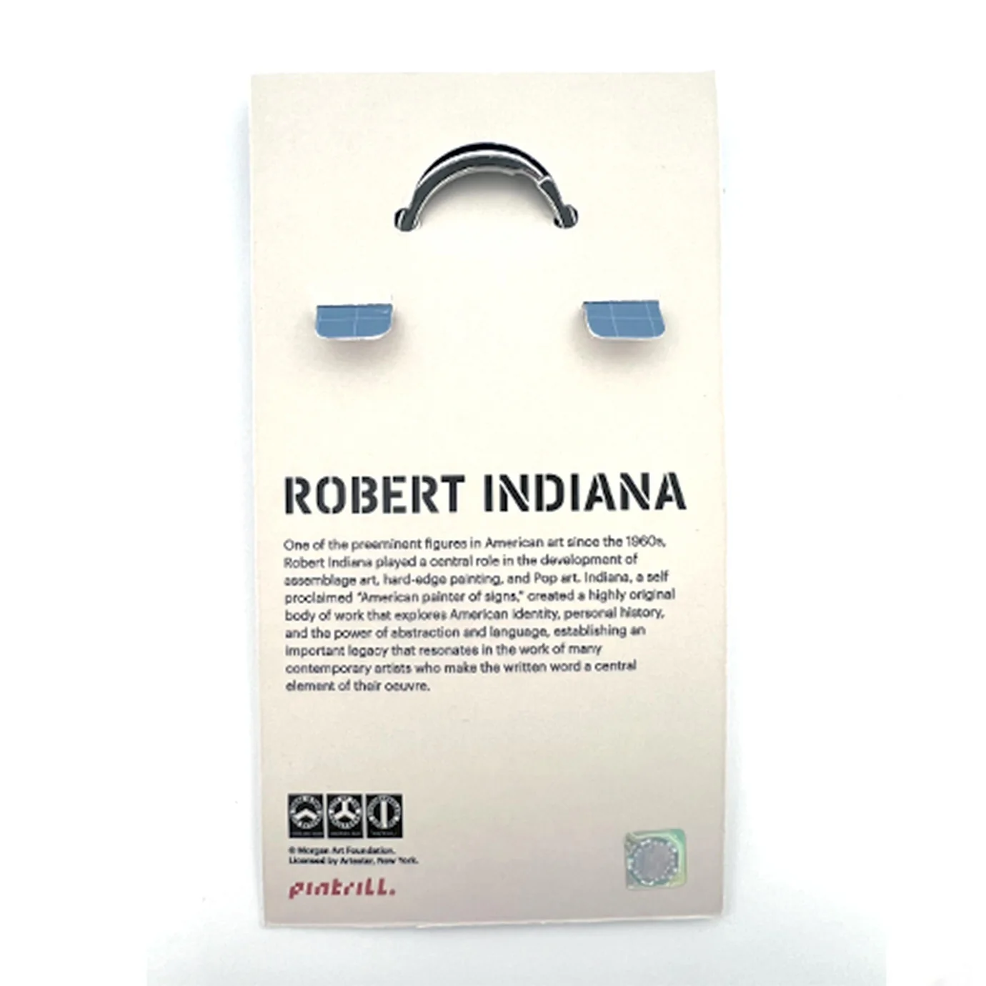 ROBERT INDIANA Amor Keychain - Silver - Image 3