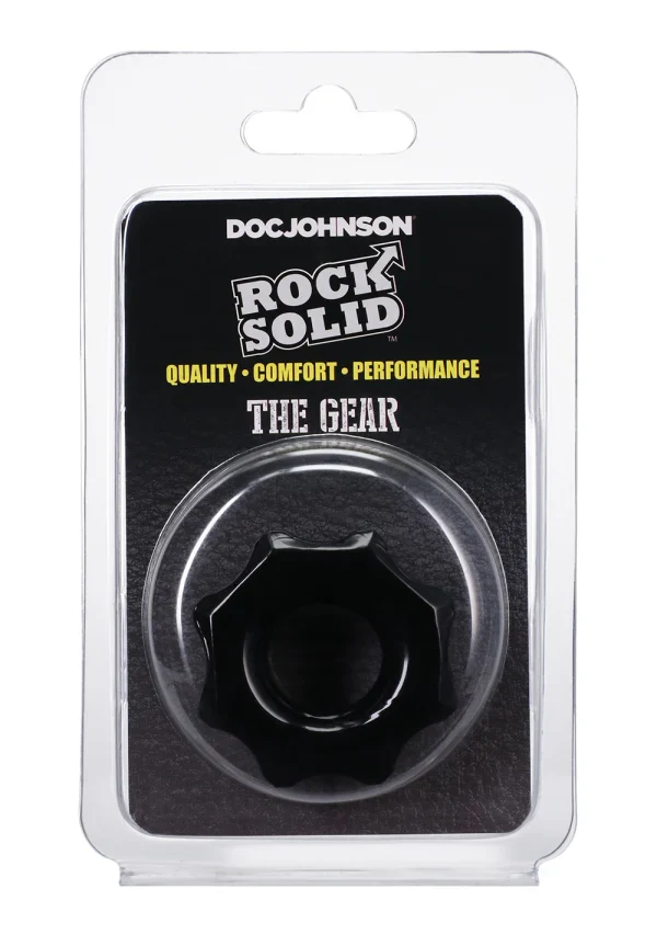 Rock Solid The Gear Cock Ring - Black - Image 5