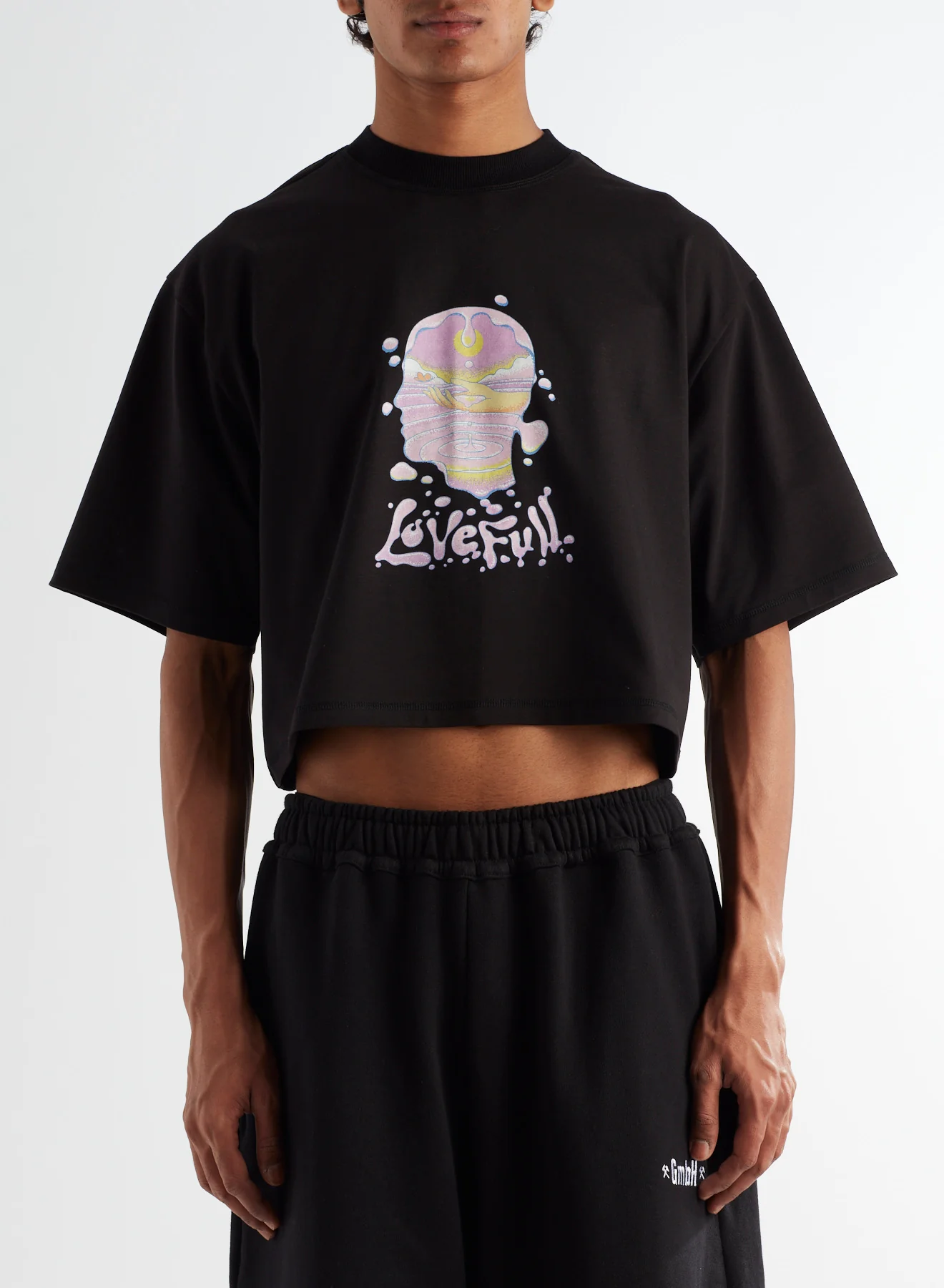 GMBH SCREEN PRINTED CROPPED TEE SS23 - Image 6