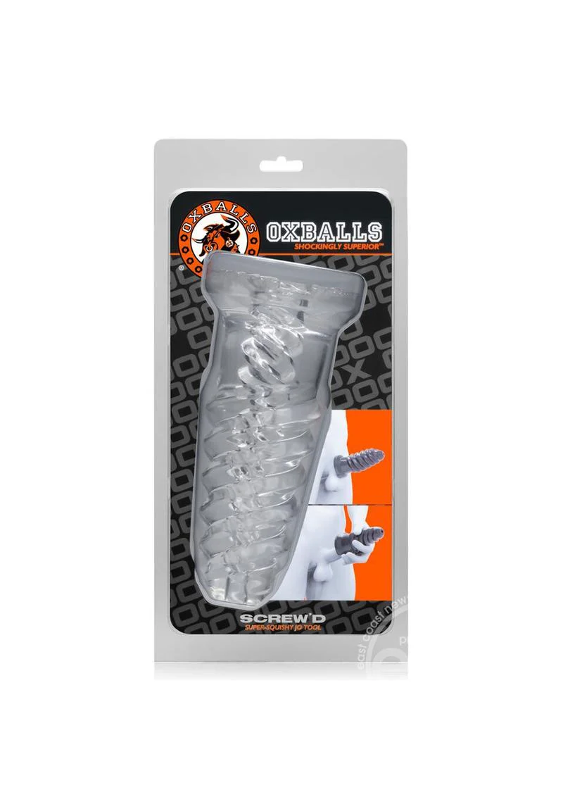 SCREW'D SUPER SQUISHY JERK OFF TOY CLEAR - Image 6