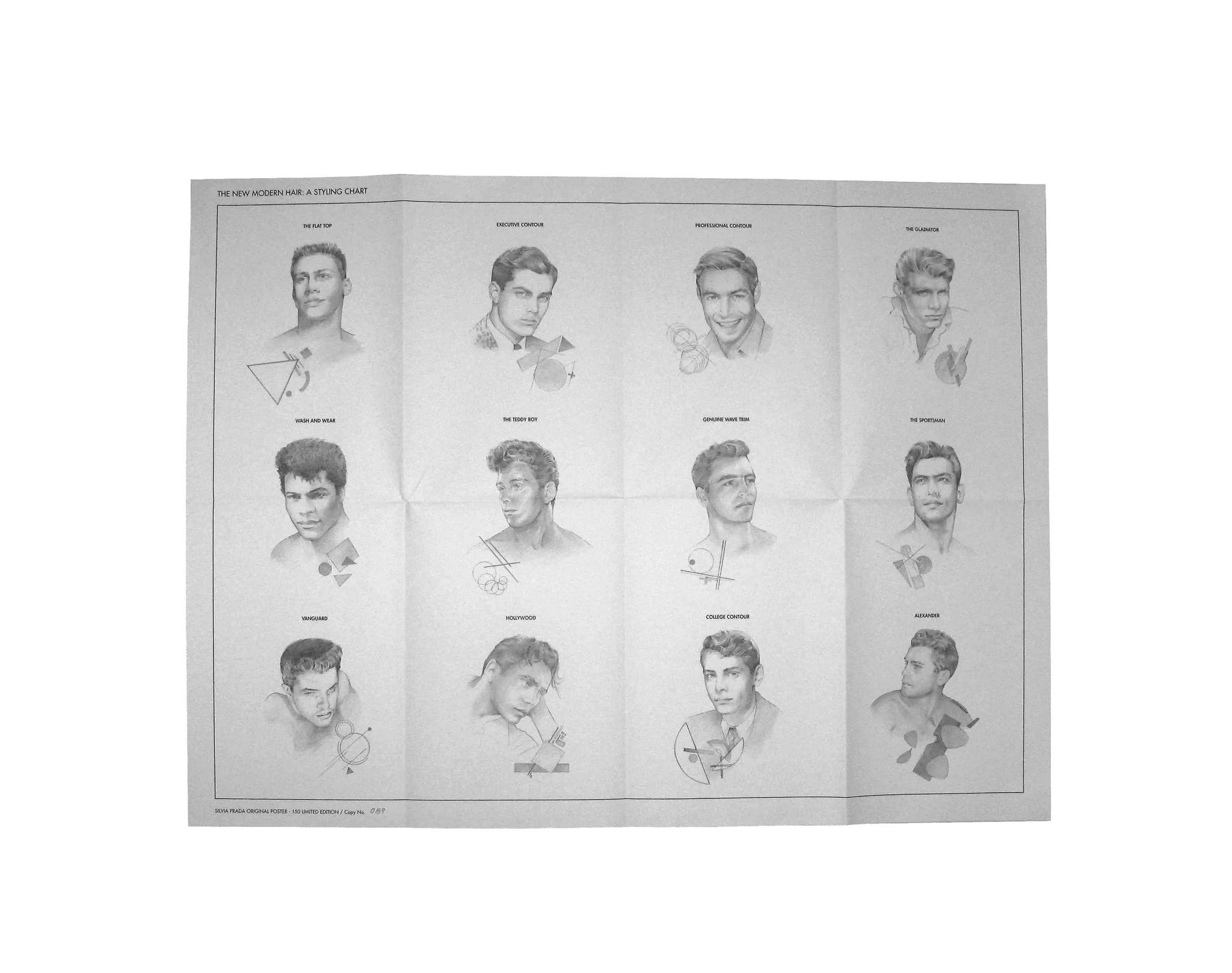Silvia Prada, The New Modern Hair: A Styling Chart Poster - Image 3