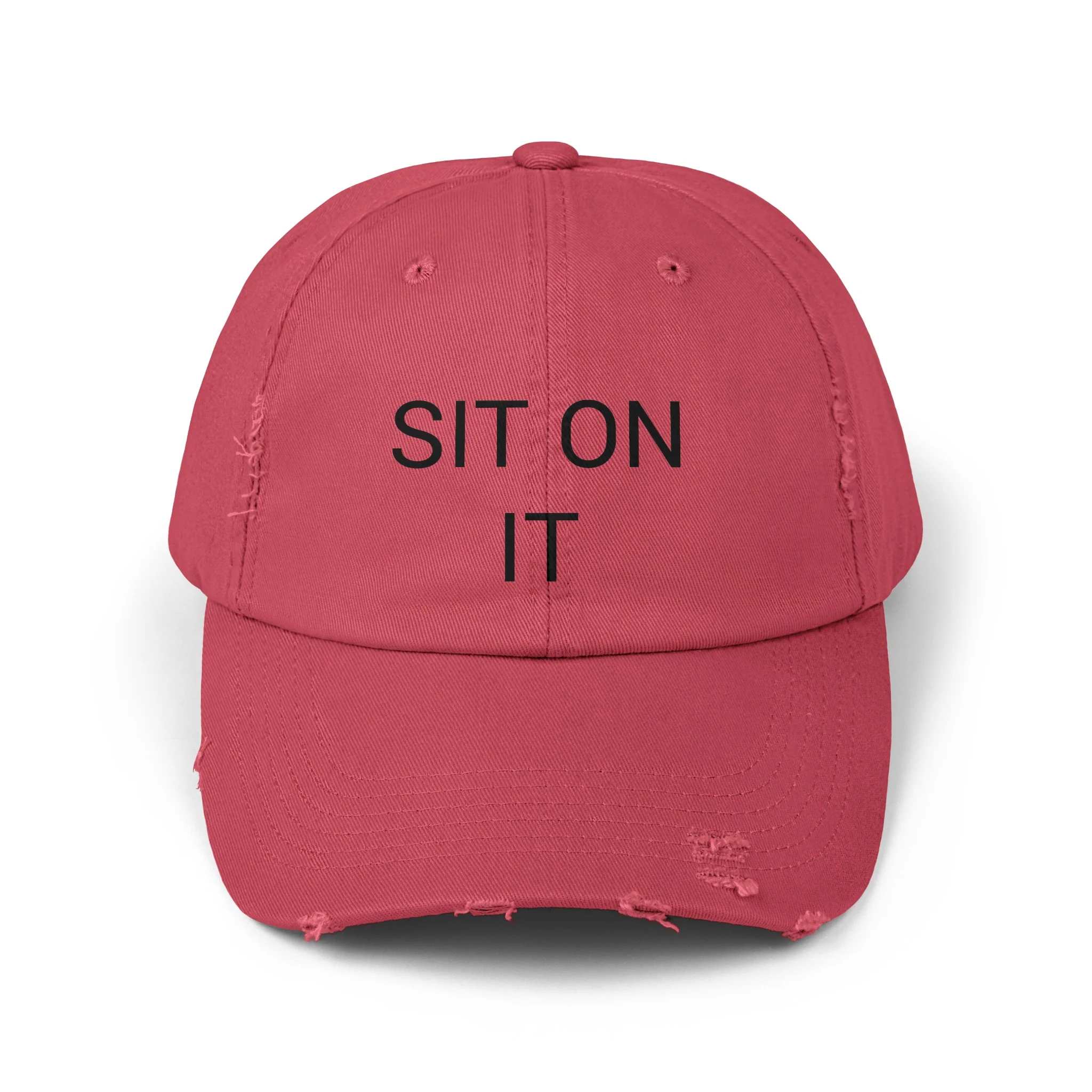 SIT ON IT Distressed Cap in 6 colors - Image 3