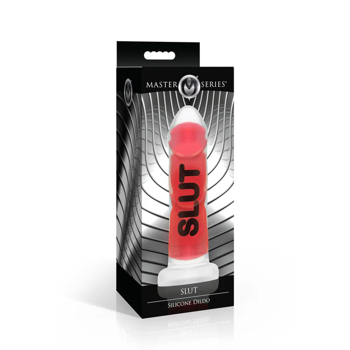 SLUT Silicone Dildo by Master Series - Image 6