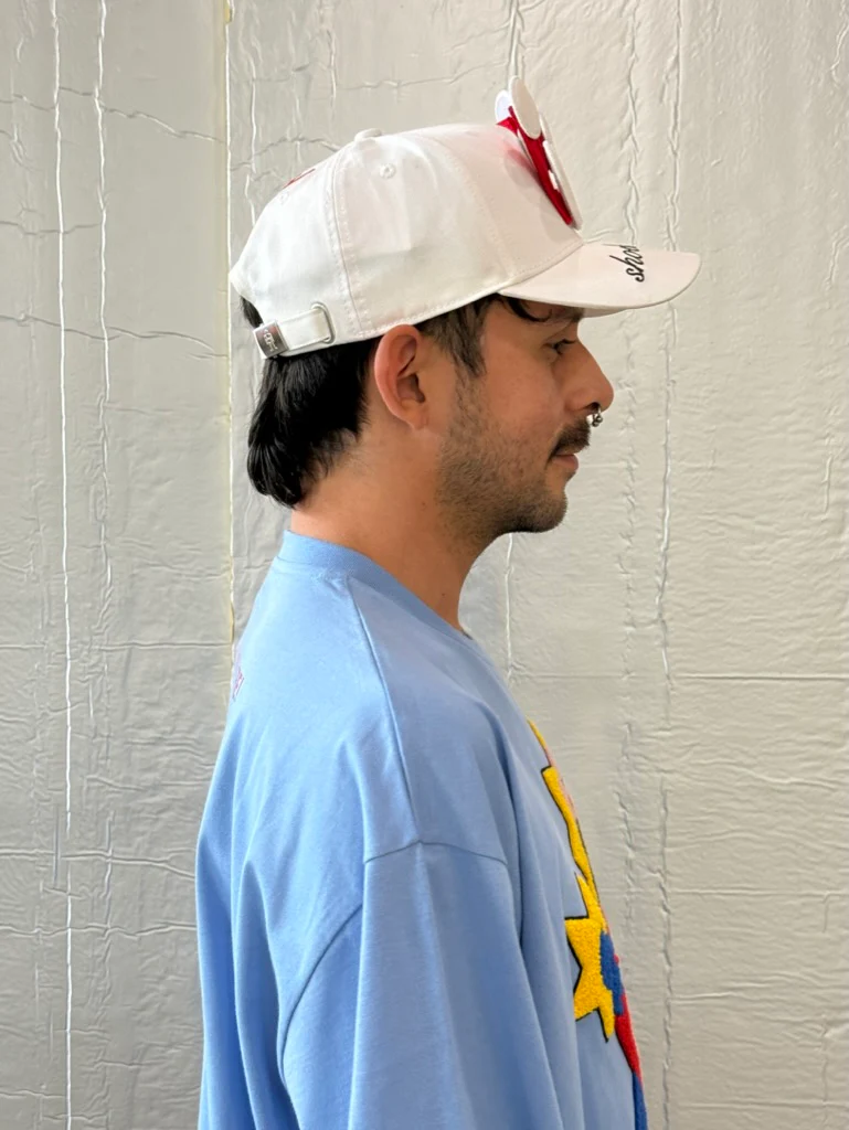 Smiley Cap in White by Walter van Beirendonck - Image 11