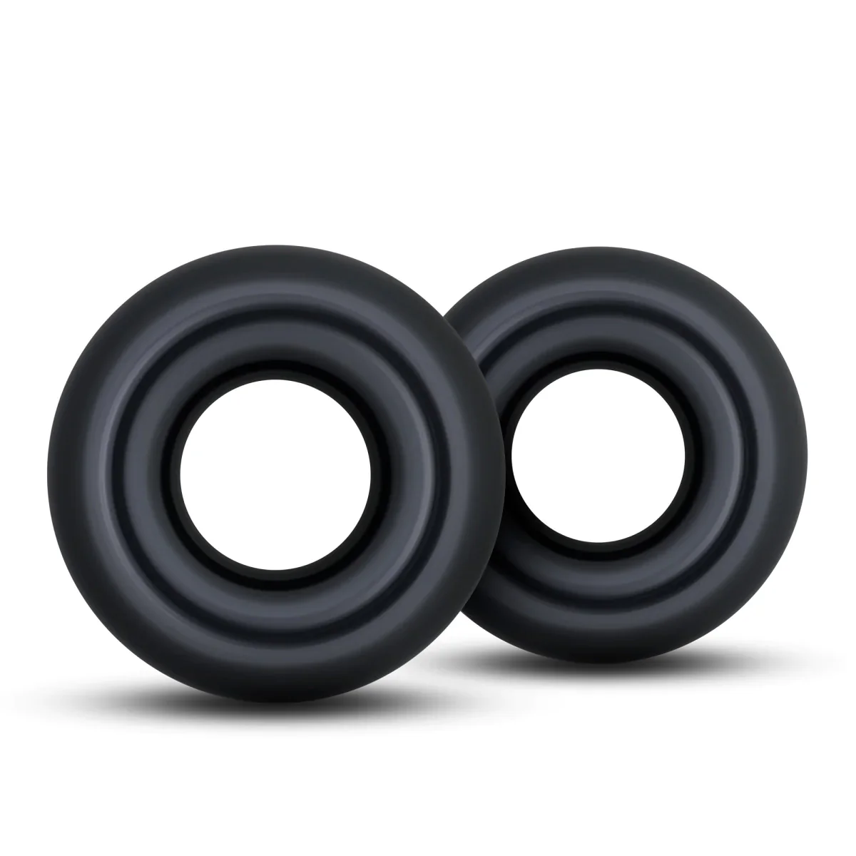 Stay Hard Black Oversized Donut Penis Rings 2-Pack - Image 6