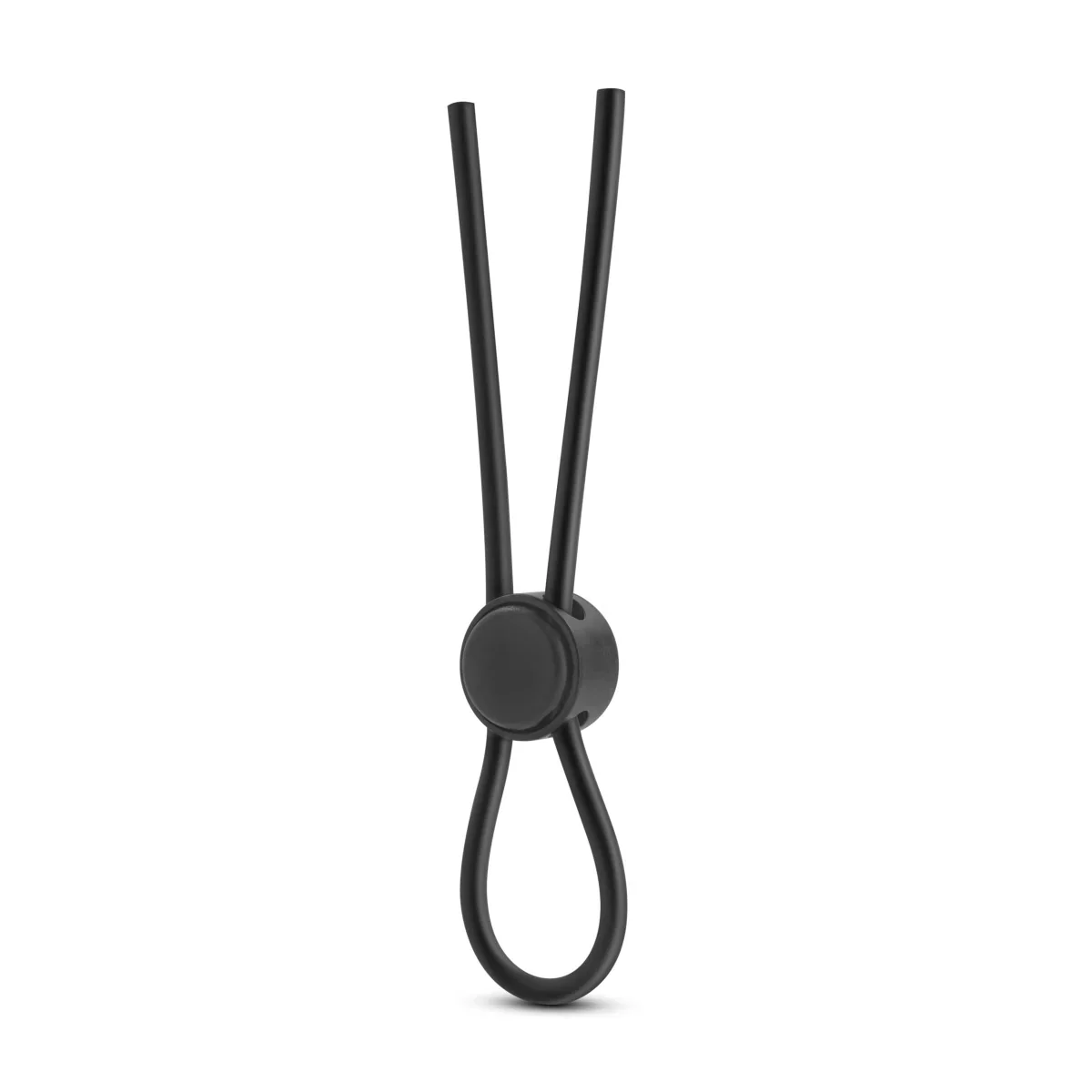 Stay Hard Black Silicone Loop Penis Ring - Image 3