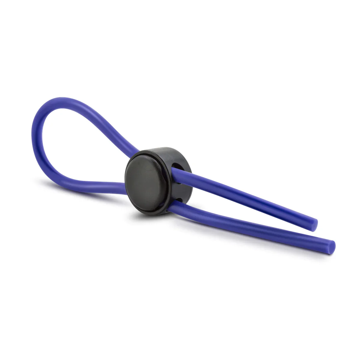 Stay Hard Blue Silicone Loop Penis Ring - Image 2