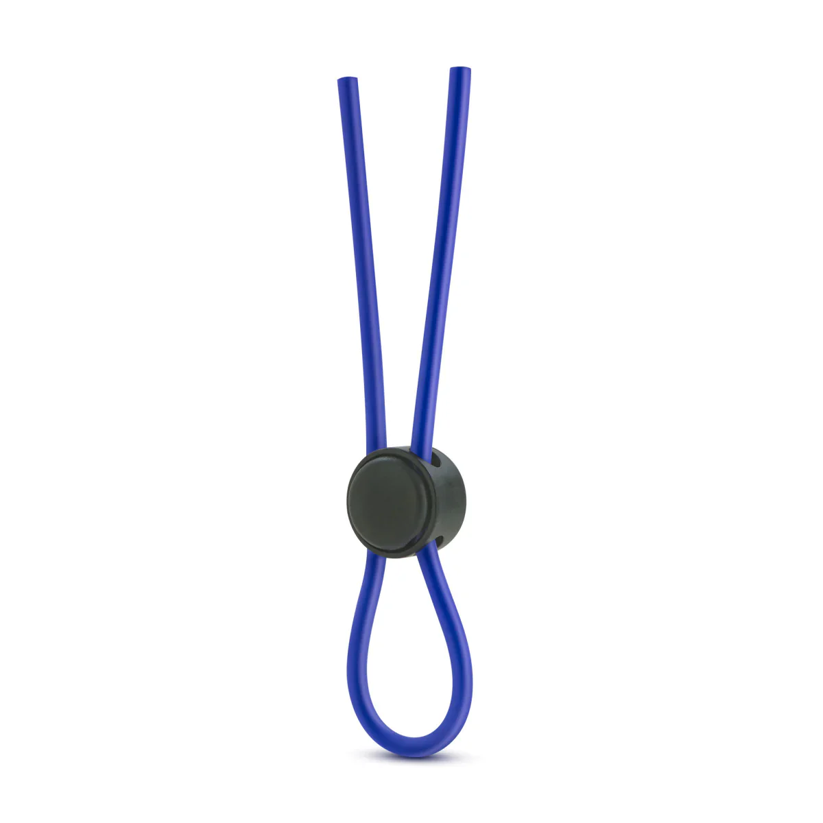 Stay Hard Blue Silicone Loop Penis Ring - Image 4