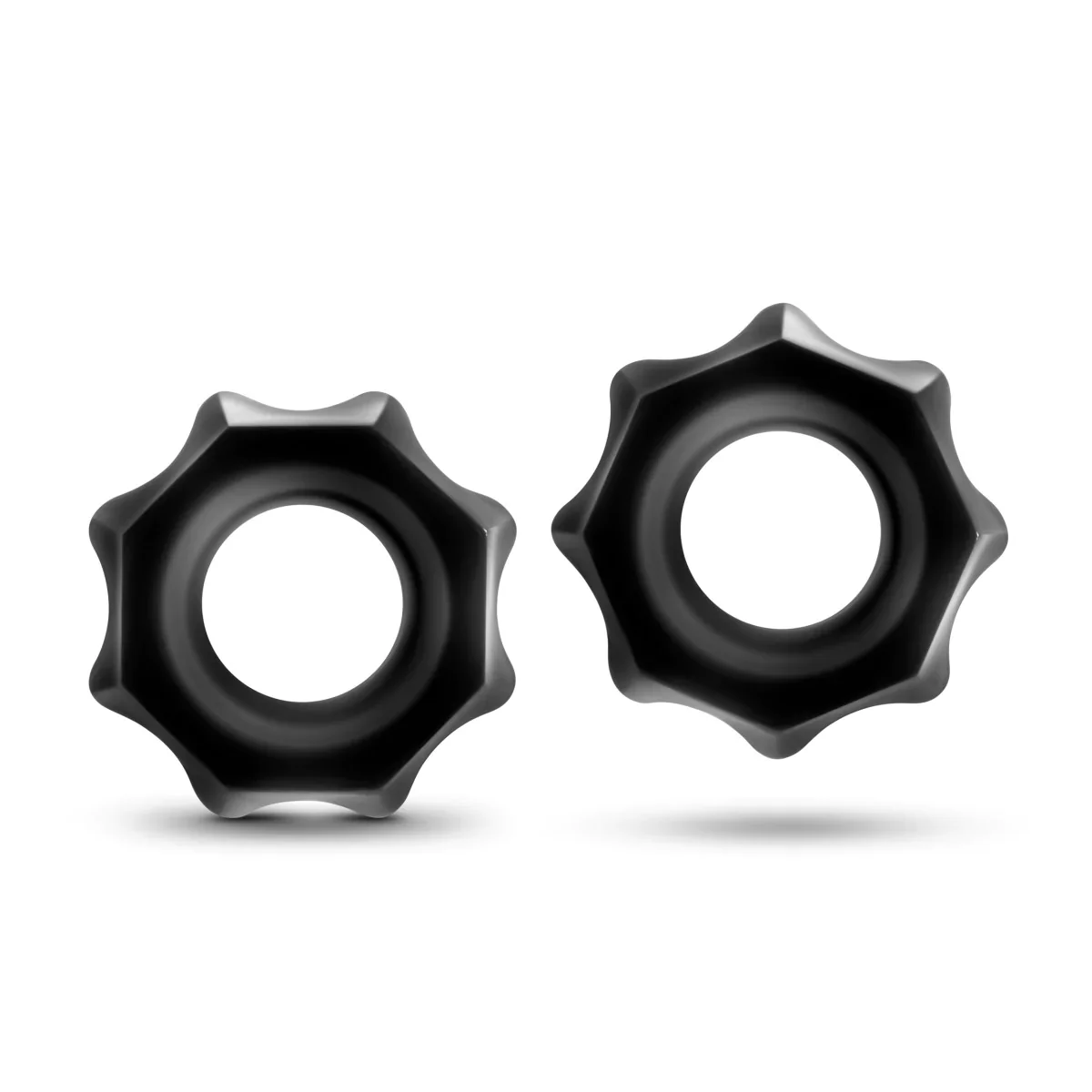 Stay Hard Nutz: Soft & Stretchy Black Penis Rings 2-Pack - Image 4