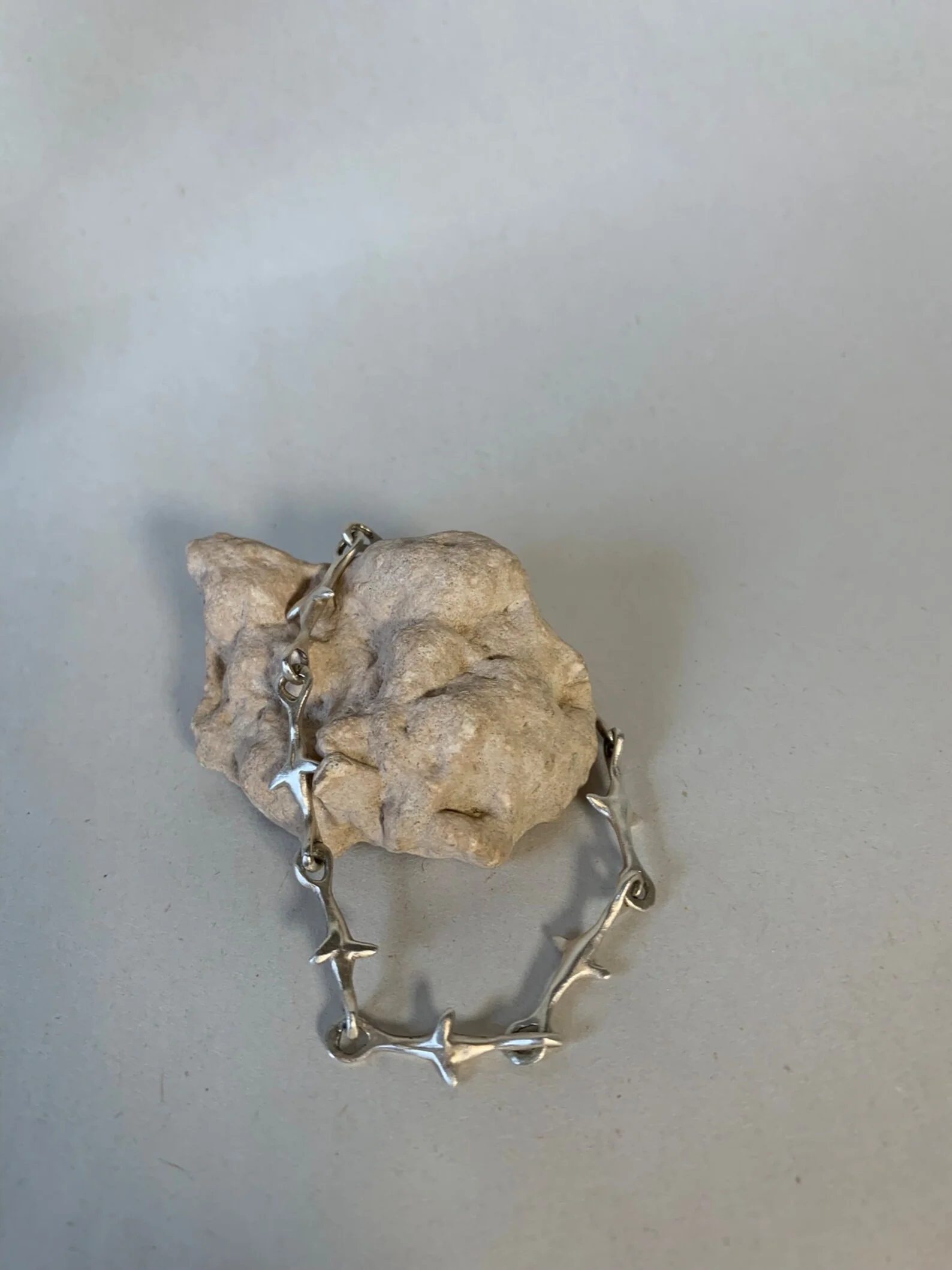 Sterling silver Succulent chain bracelet by Gilty Boy - Image 2