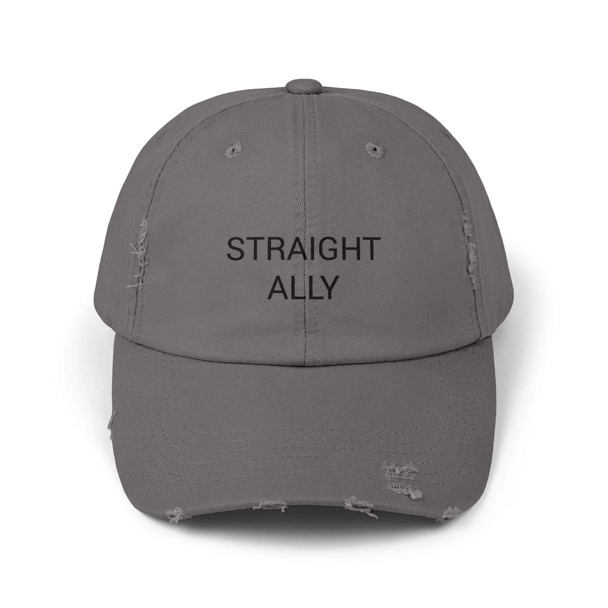STRAIGHT ALLY Distressed Cap in 6 colors - Image 4