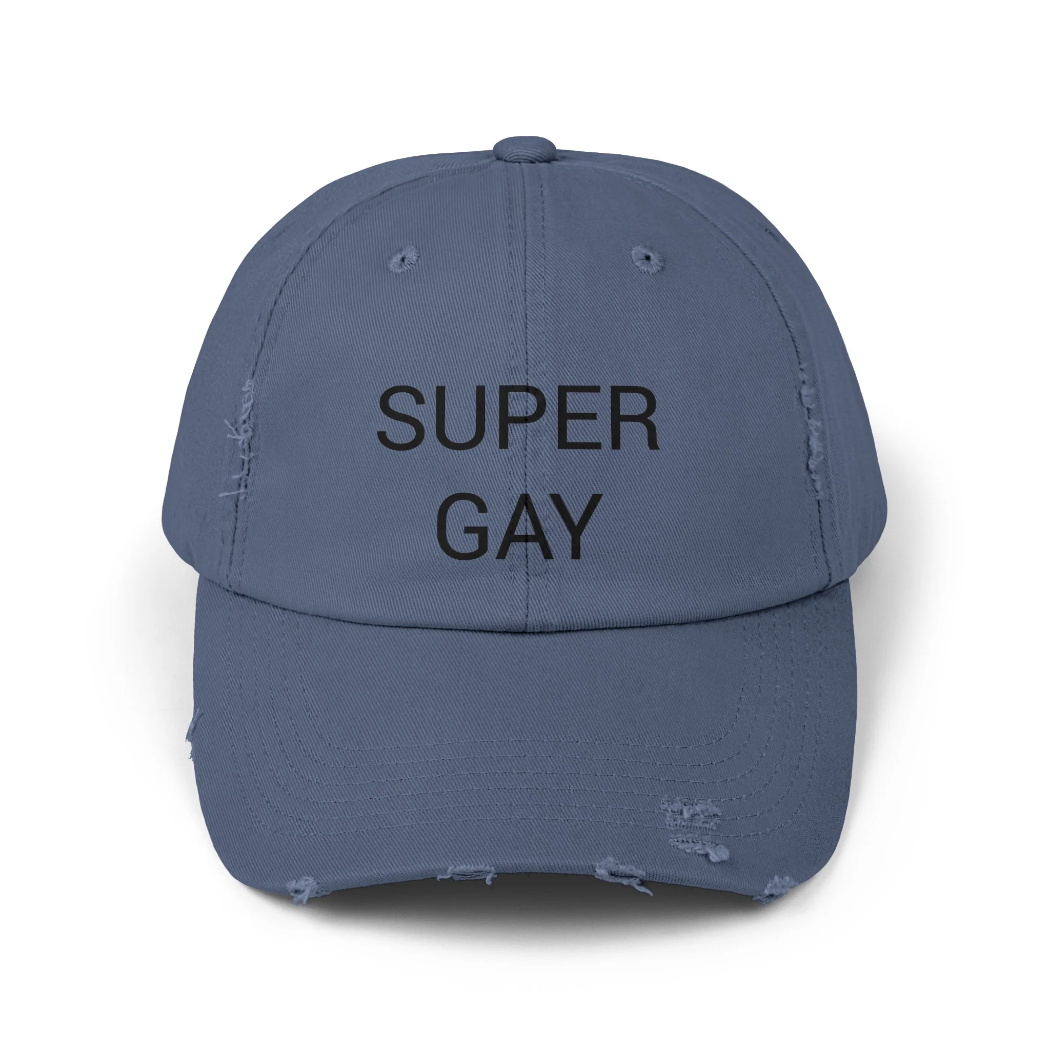 SUPER GAY Distressed Cap in 6 colors - Image 4